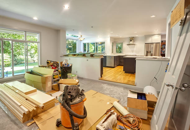 Professional Kitchen Island Installation technician working in Columbus, OH